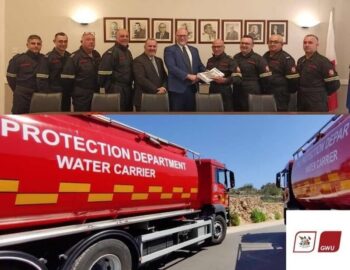 Il GWU insieme al CPU ottengono il principale riconoscimento presso il Dipartimento della Protezione Civile