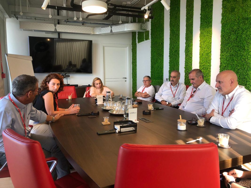 The GWU on a visit to the fuel distribution centre in Ħas-Saptan