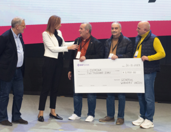 Il-GWU tippreżenta donazzjoni lil L-Istrina