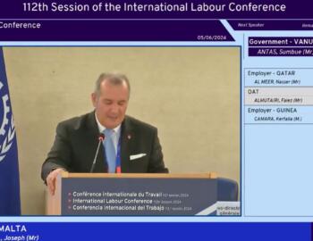 GWU participating in the 112th International Labour Organization Conference in Geneva