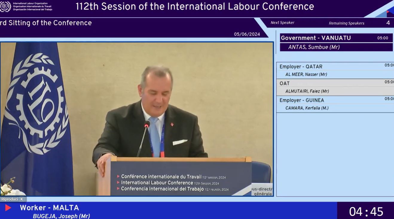 GWU participating in the 112th International Labour Organization Conference in Geneva
