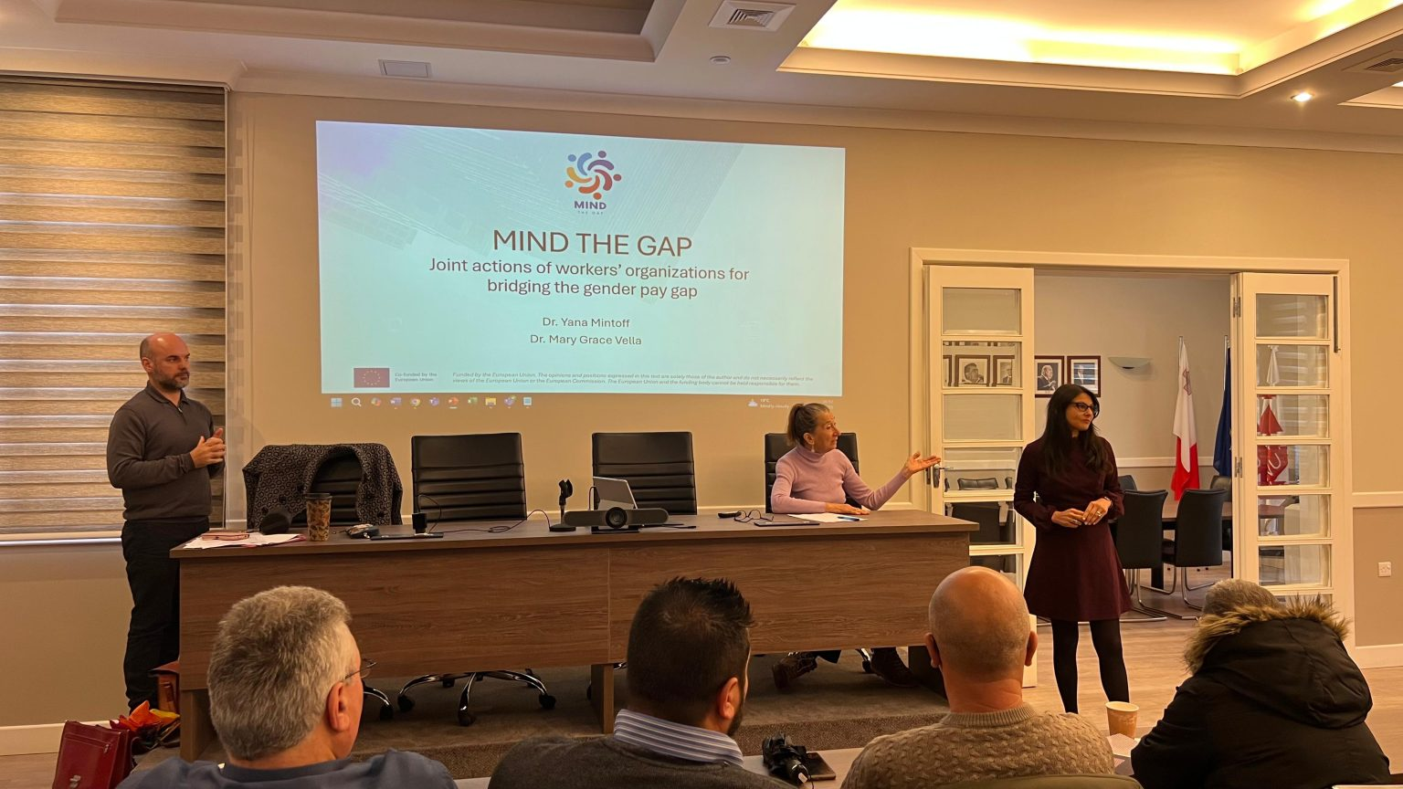 MIND THE GAP- flimkien naħdmu biex negħlbu d-diskrepanza fil-pagi bejn is-sessi (gender pay gap)