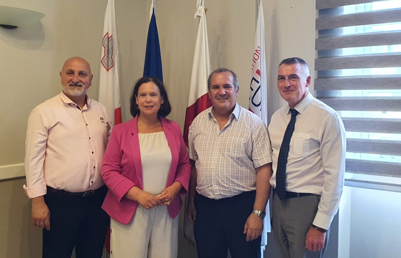 Il-Kap tal-Oppożizzjoni tal-Irlanda żżur il-GWU