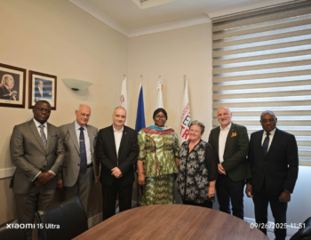 <strong>GWU Meets Ivory Coast Ambassador Nogozene Bakayoko: </strong>