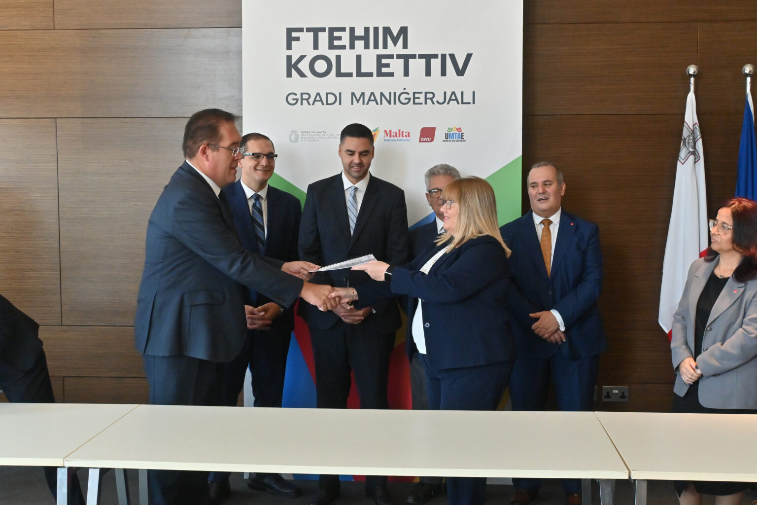 Ftehim Kollettiv ġdid għall-ħaddiema tal-MTA fi gradi maniġerjali 