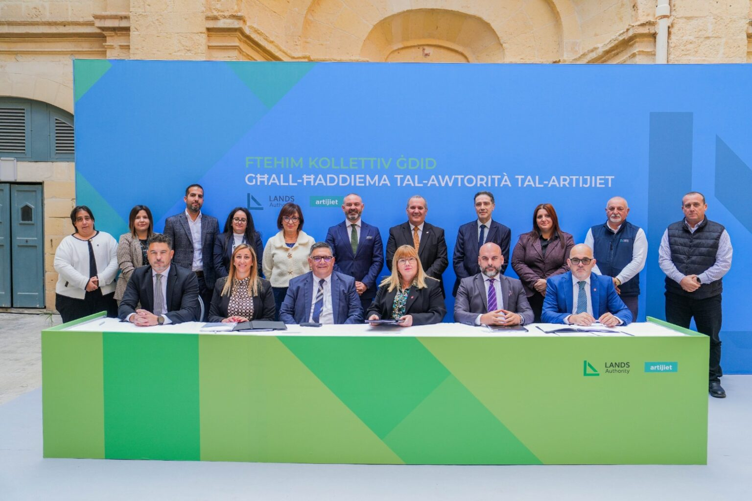 Iffirmat Ftehim Kollettiv ġdid bejn l-Awtorità tal-Artijiet u l-GWU