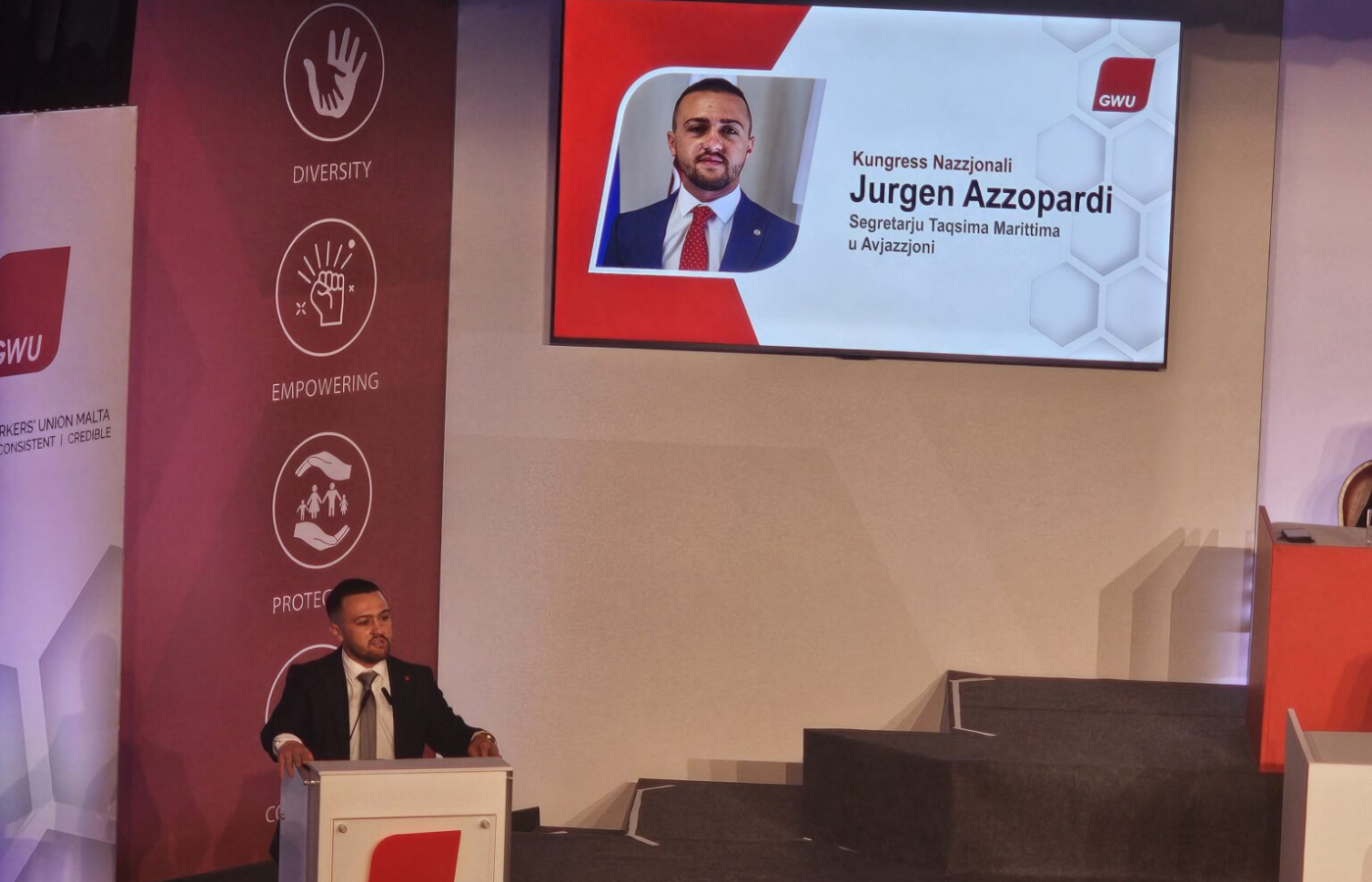 “Il-potenzjal tal-vuċi kollettiva u li nassiguraw li din l-unjin tibqa’ tkun effettiva” – Jurgen Azzopardi