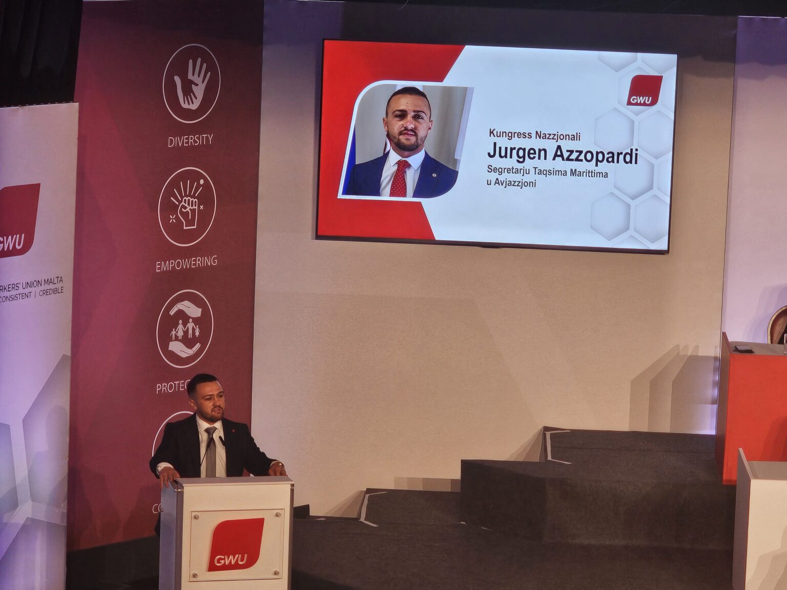 “Il-potenzjal tal-vuċi kollettiva u li nassiguraw li din l-unjin tibqa’ tkun effettiva” – Jurgen Azzopardi