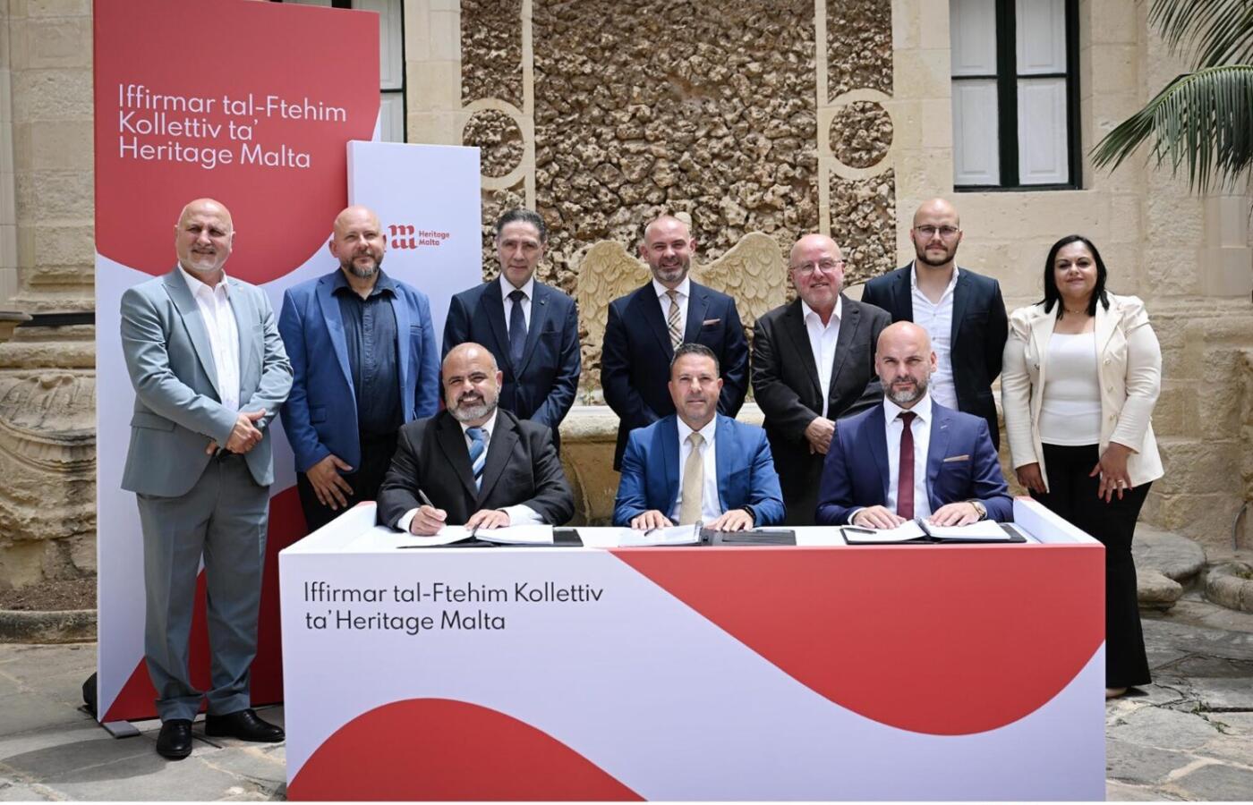 Titjib sinifikanti għall-impjegati ta’ Heritage Malta permezz ta’ ftehim kollettiv ġdid 