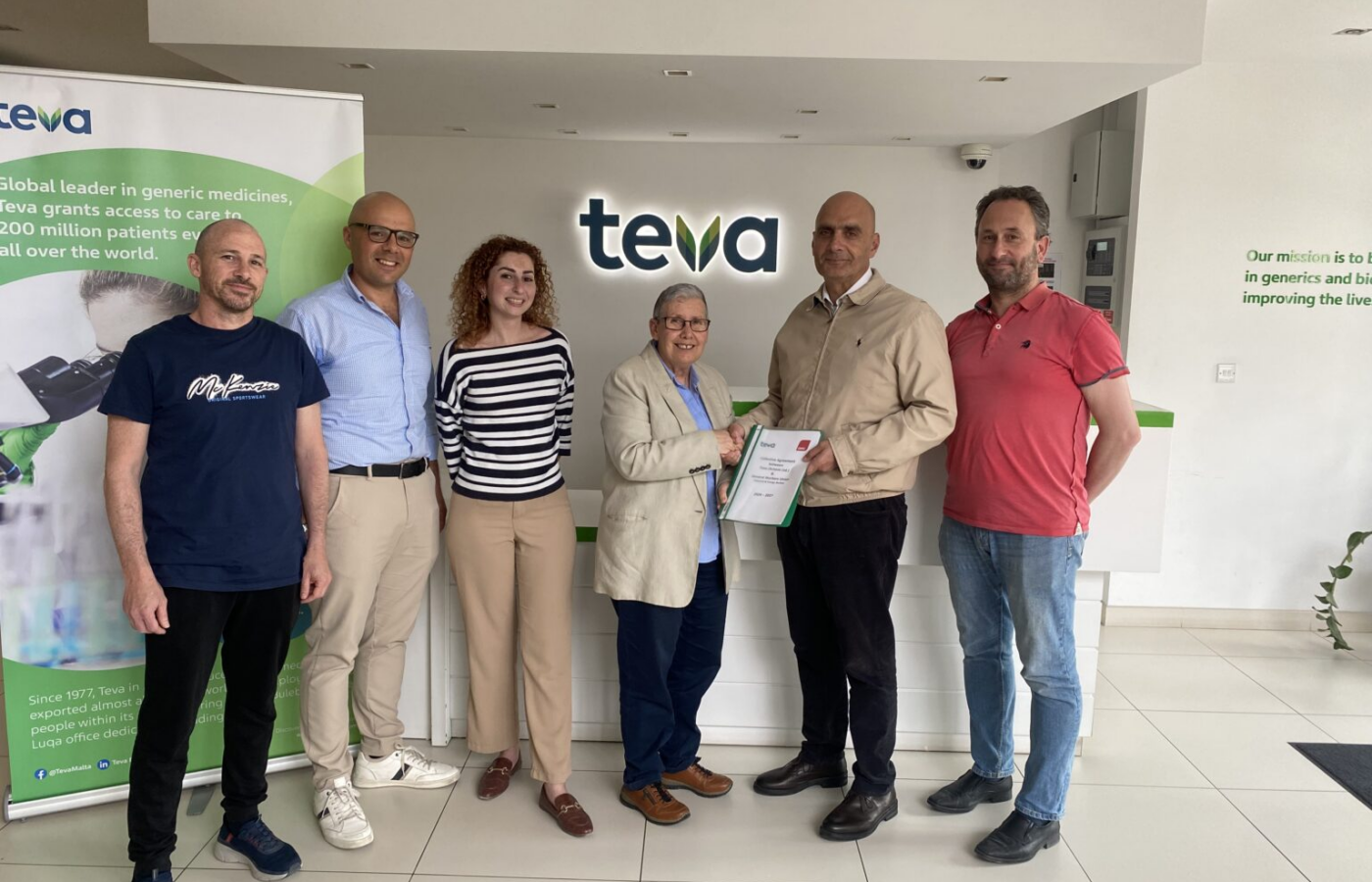 New Collective Agreement signed between GWU Chemical & Energy Section and Teva Malta