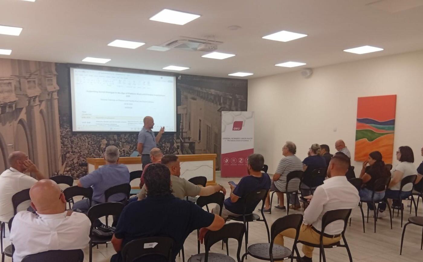 Jintemm il-workshop dwar il-ħaddiema tal-pjattaforma