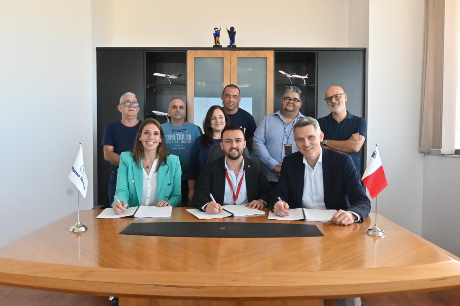 GWU signs new Collective Agreement for Lufthansa Technik Malta employees