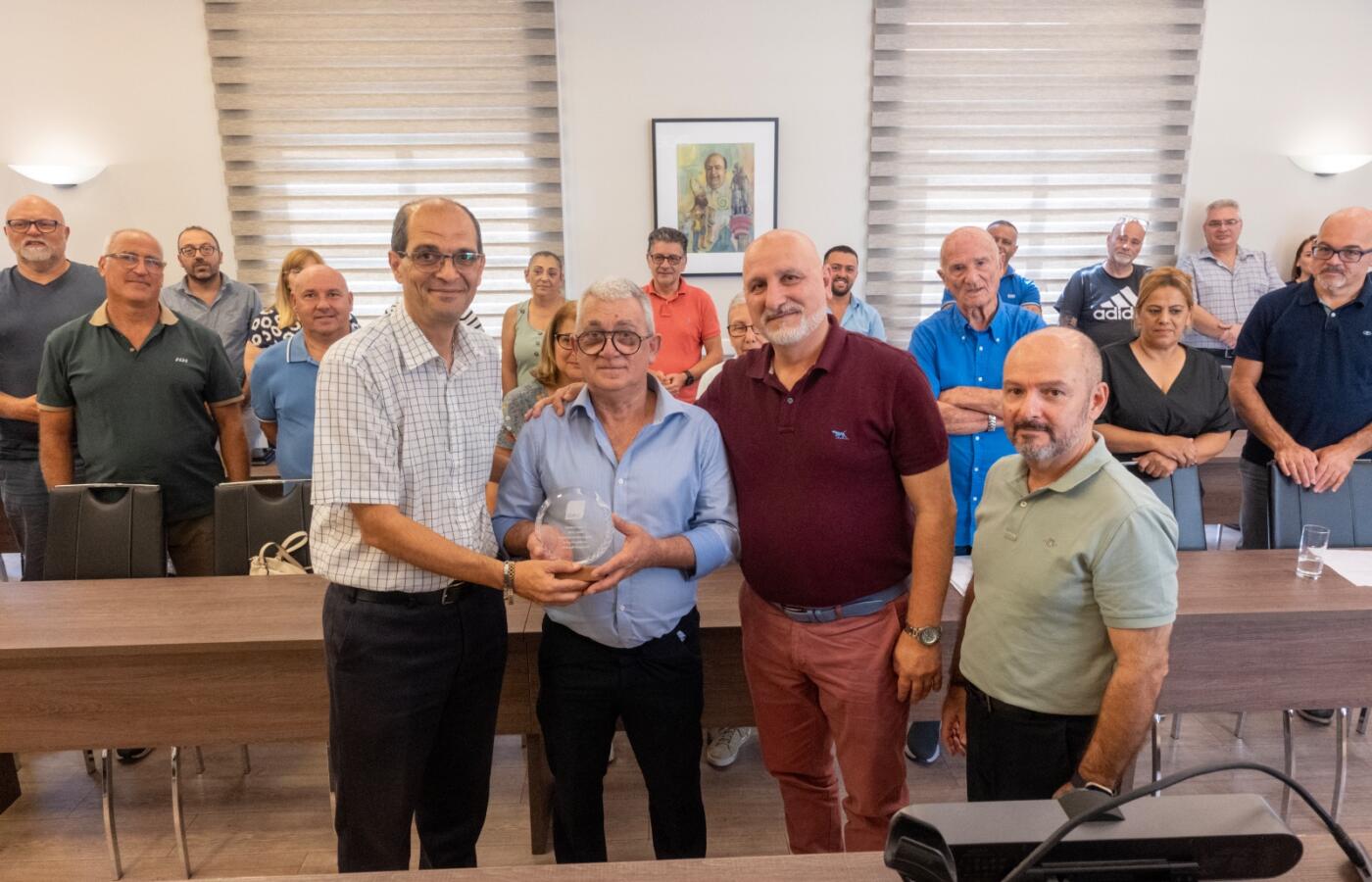 Angelo Psaila rikonoxxut għas-servizz tiegħu b’risq il-ħaddiema fil-Kunsill Nazzjonali tal-GWU